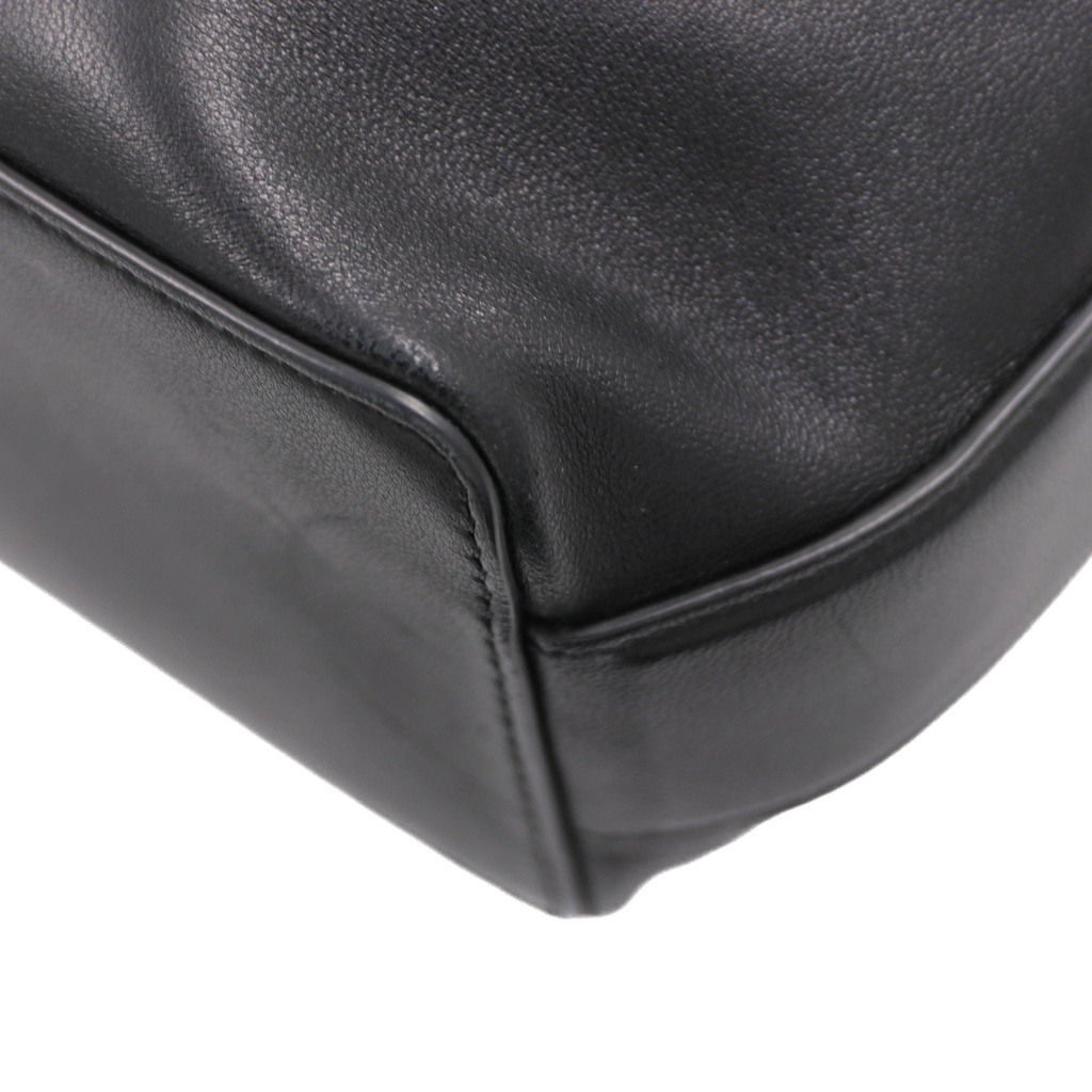 Valentino Vlogo Black Leather Handbag