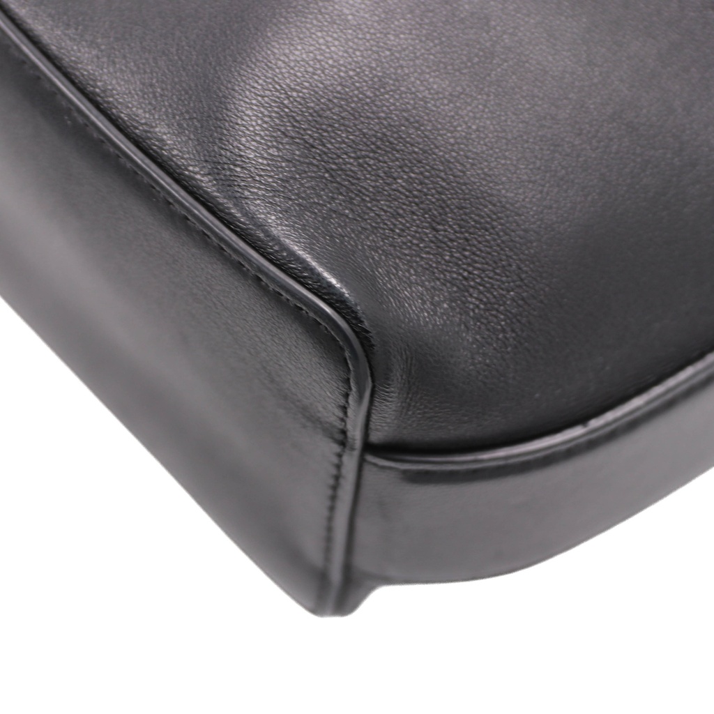 Valentino Vlogo Black Leather Handbag