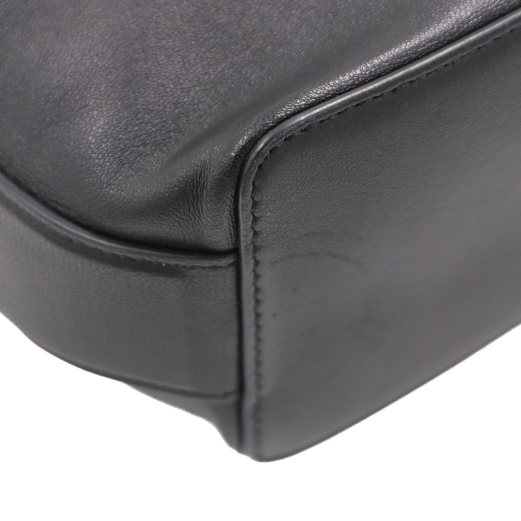 Valentino Vlogo Black Leather Handbag