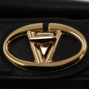 Valentino Vlogo Black Leather Handbag