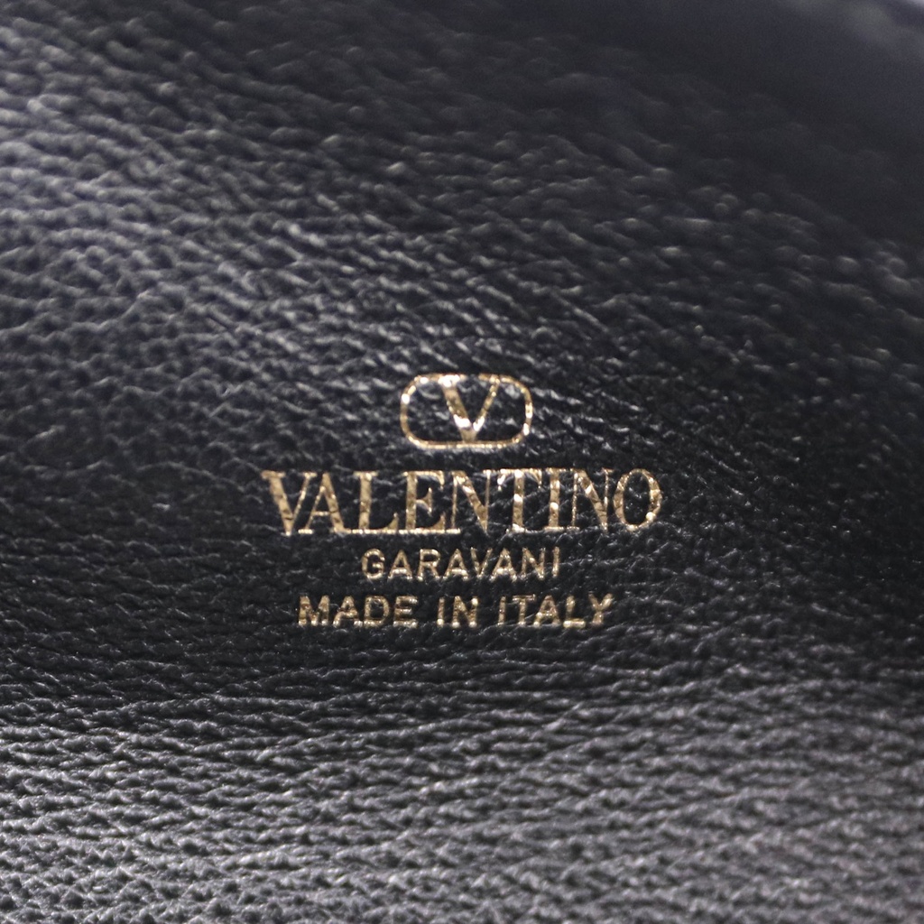 Valentino Vlogo Black Leather Handbag