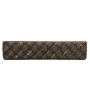 Gucci Beige and Ebony Horsebit Striped Pouch 774345