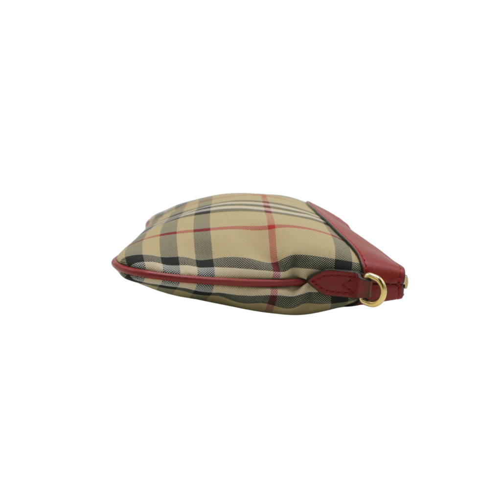 Burberry Peyton Crossbody Bag in Horseferry Check Canvas 
