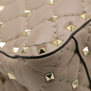 Valentino Rockstud Spike Leather  Pink Shoulder Bag