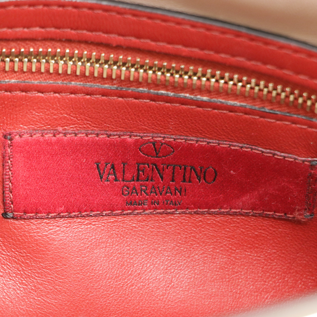 Valentino Rockstud Spike Leather  Pink Shoulder Bag