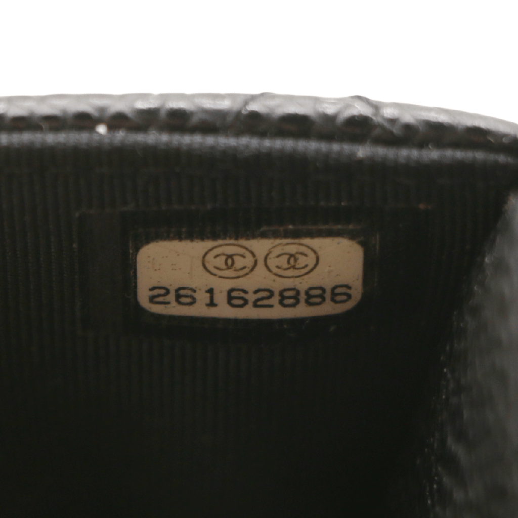 Chanel Classic Caviar Black Wallet on Chain