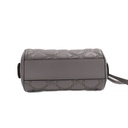 Gucci GG Matelassé Grey Leather Top Handle Bag 702251