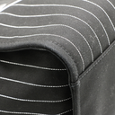 Chanel Deauville shopping bag in Black& White canvas and black leather