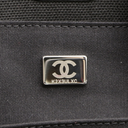 Chanel Deauville shopping bag in Black& White canvas and black leather