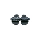 Christian Dior Rubber Macrocannage Dio(r)evolution Slides Blue Size 39