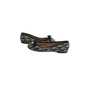 Christian Dior Poeme Ballet Flats In Blue and Beige Oblique In Size 36