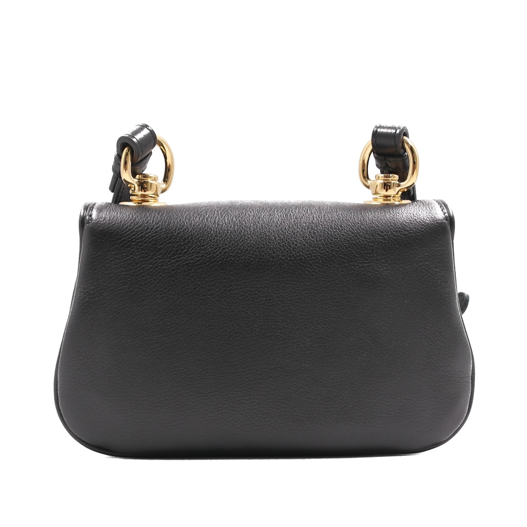Gucci Blondie Mini Leather Shoulder Bag in Black 724645