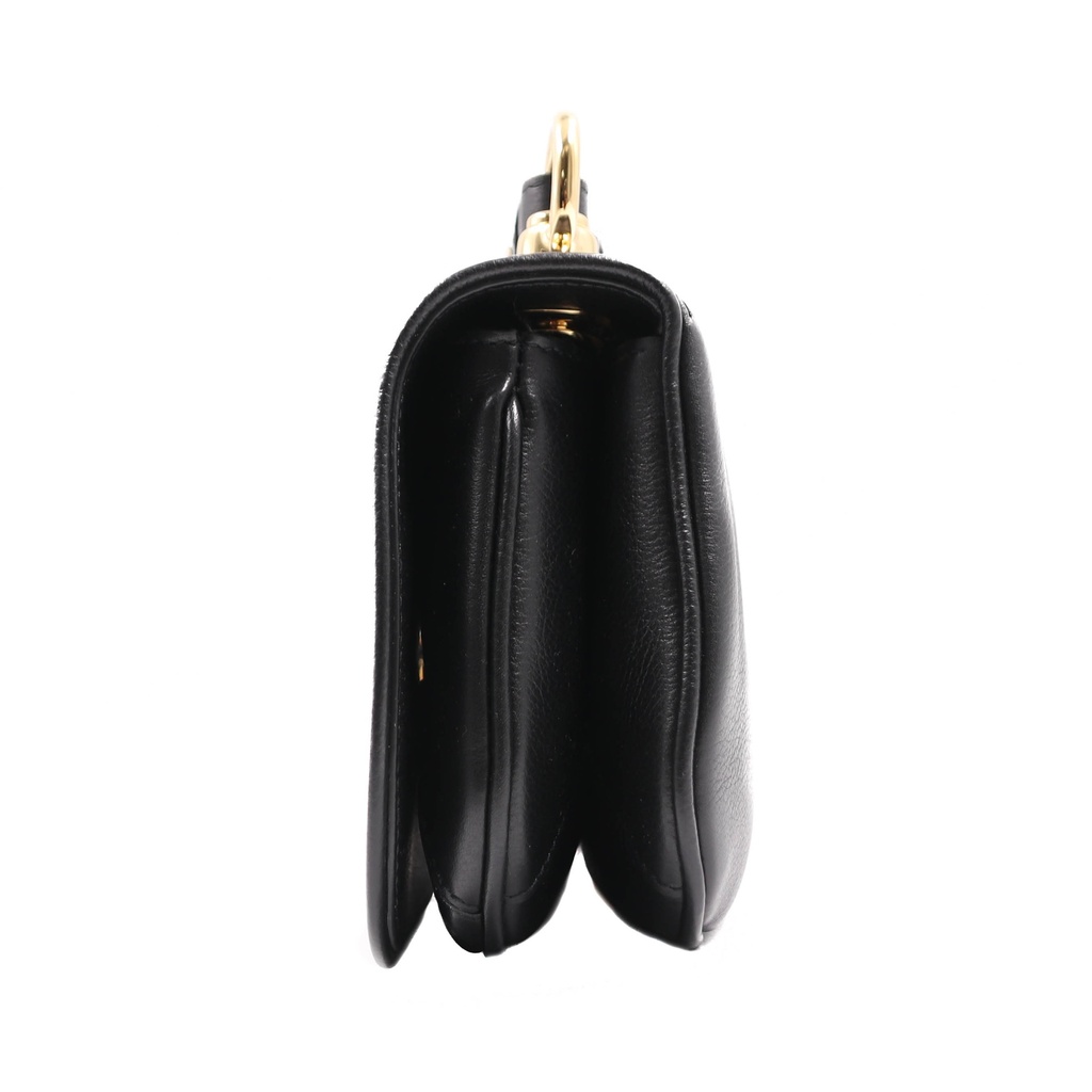 Gucci Blondie Mini Leather Shoulder Bag in Black 724645