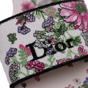 Christian Dior Dway Sandal Embroidered Multicolor Flower Size 38 1/2