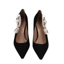 Christian Dior J'Adior Closed Pumps Black Technical Fabric Size 35