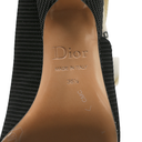 Christian Dior J'Adior Closed Pumps Black Technical Fabric Size 36 1/2