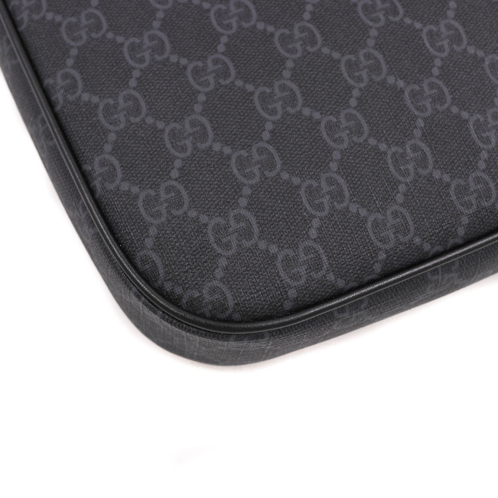 Gucci GG Supreme Black Diagonal Shoulder Bag 792081