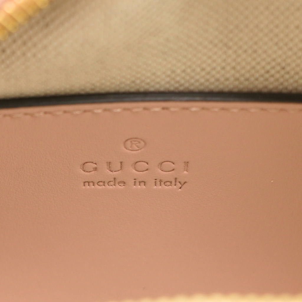 Gucci GG Matelassé Pink Leather Top Handle Bag 702251