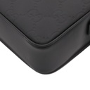 Gucci Rubber-Effect Medium Messenger Bag in Black 775097