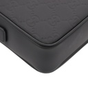 Gucci Rubber-Effect Medium Messenger Bag in Black 775097