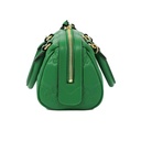 Gucci GG Matelassé Vibrant Green Leather Top Handle 702251