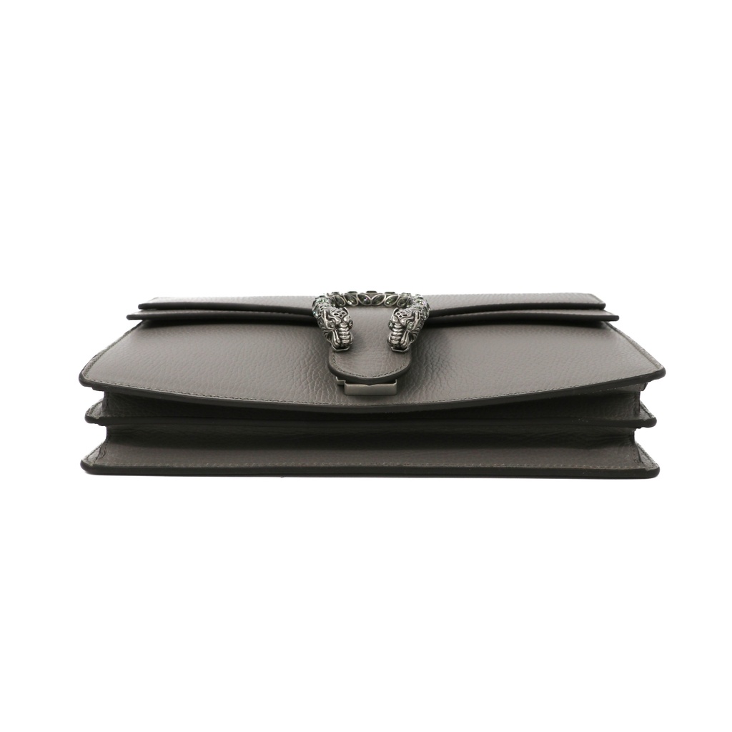 Gucci Dionysus Calfskin Leather Crossbody Bag Grey 400249
