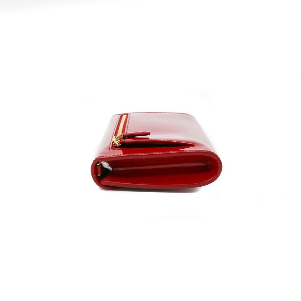 Prada Mini patent leather bag with Gold Chain