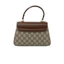 Gucci Horsebit 1955 Mini Top Handle Bag Beige Ebony 703848