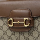Gucci Horsebit 1955 Mini Top Handle Bag Beige Ebony 703848