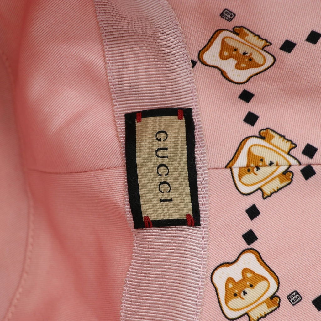 Gucci Kawaii Pink Bucket Hat Size Small
