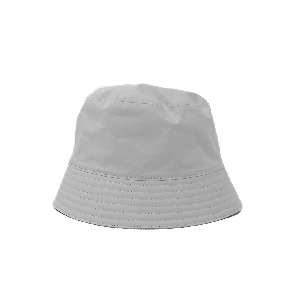Prada Re-Nylon Bucket Hat White with Logo tab