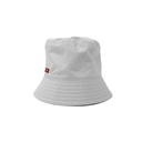 Prada Re-Nylon Bucket Hat White with Logo tab