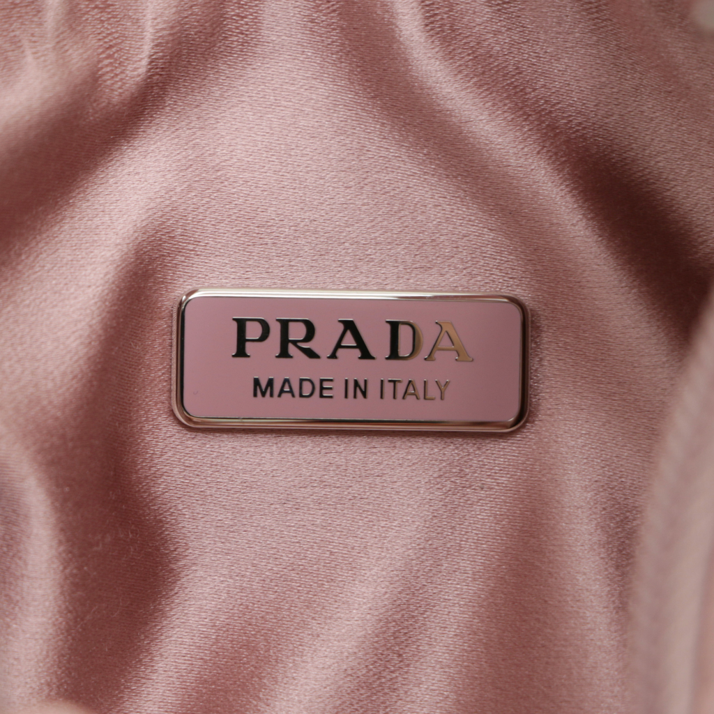 Prada Re-Edition 2000 Satin Crystal Mini Bag Pink