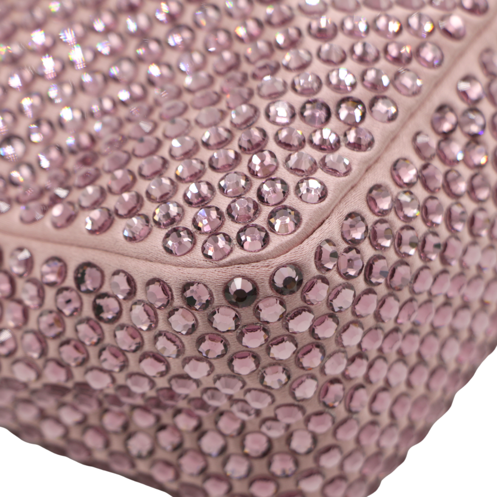 Prada Re-Edition 2000 Satin Crystal Mini Bag Pink