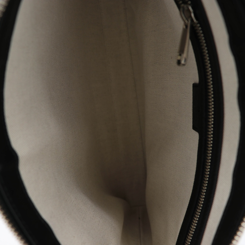 Gucci GG jumbo medium crossbody bag in black leather 696009