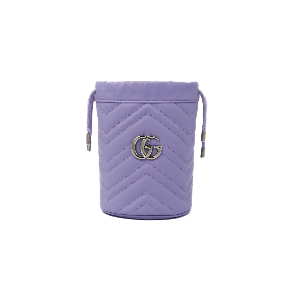 Gucci GG Marmont Small Bucket Bag Baby Purple 575163