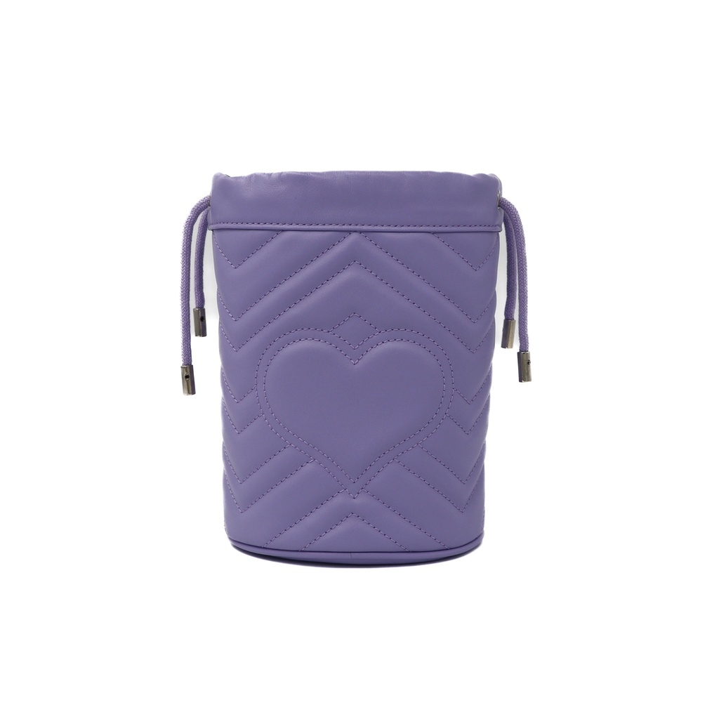 Gucci GG Marmont Small Bucket Bag Baby Purple 575163