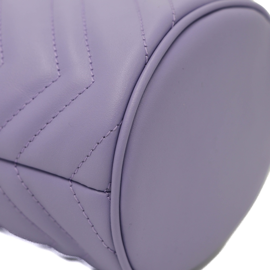 Gucci GG Marmont Small Bucket Bag Baby Purple 575163