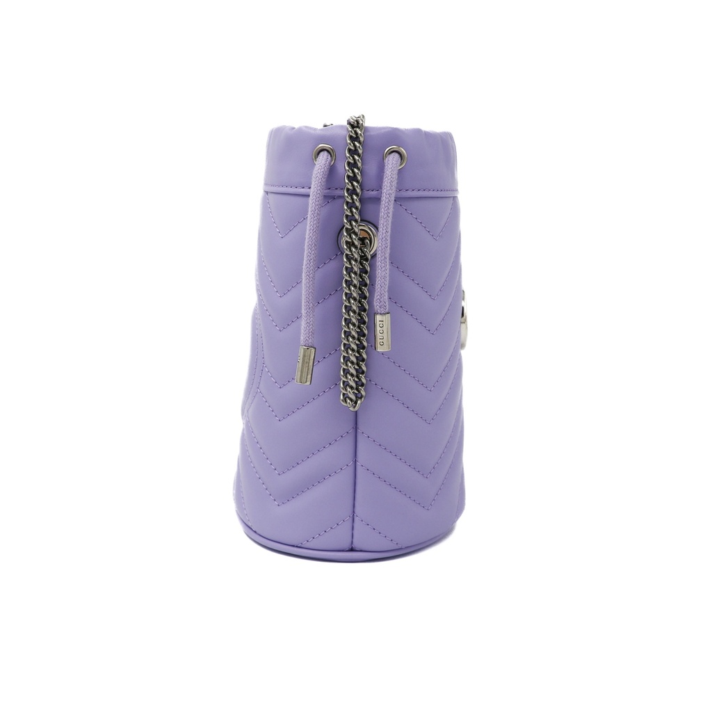 Gucci GG Marmont Small Bucket Bag Baby Purple 575163