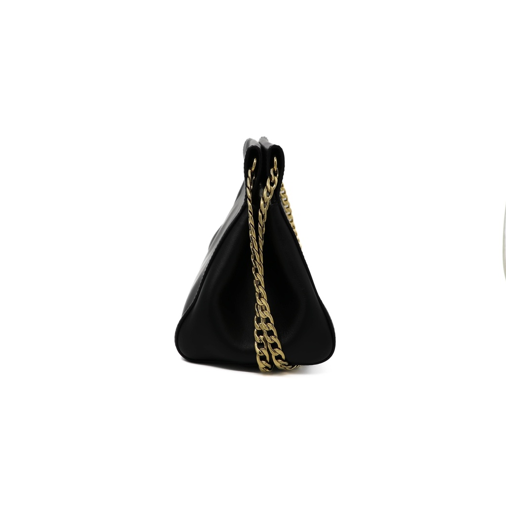 Prada Enchaine Medium Leather Bag Black