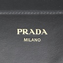 Prada Enchaine Medium Leather Bag Black