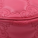 Gucci GG Matelassé Mini Bag In Pink Leather 739736
