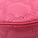 Gucci GG Matelassé Mini Bag In Pink Leather 739736