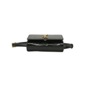 Yves Saint Laurent Kate Black Crocodile Embossed Leather Belt Bag