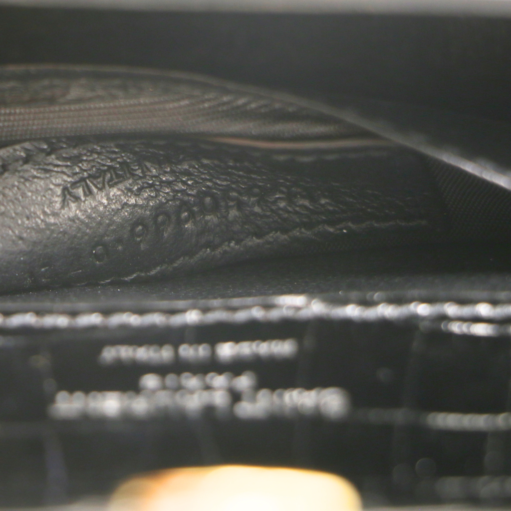 Yves Saint Laurent Kate Black Crocodile Embossed Leather Belt Bag