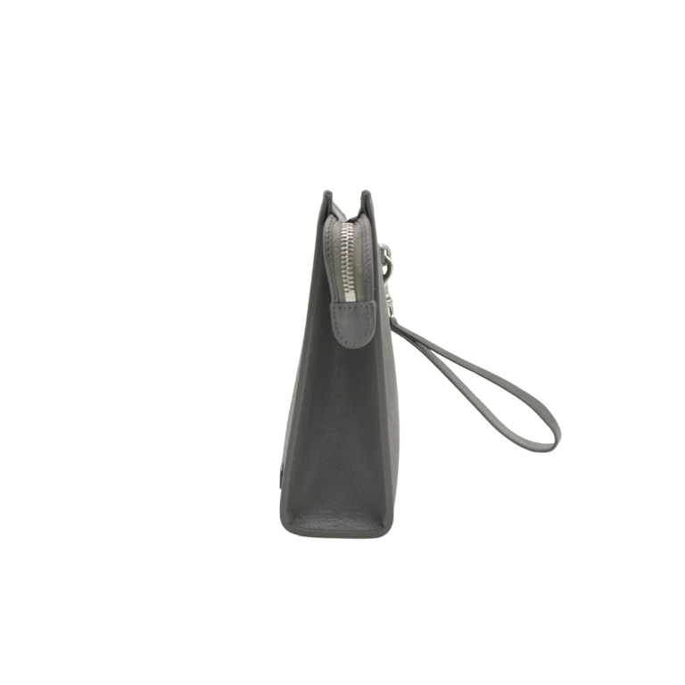 Gucci GG Supreme Grey trim medium pouch 768255