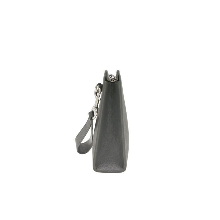 Gucci GG Supreme Grey trim medium pouch 768255