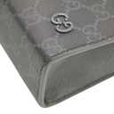 Gucci GG Supreme Grey trim medium pouch 768255