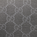 Gucci GG Supreme Grey trim medium pouch 768255