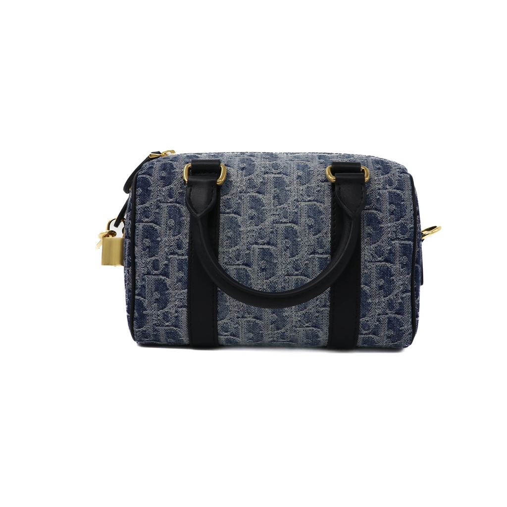 Christian Dior Groove 20 Bag Denim Oblique Jaquard